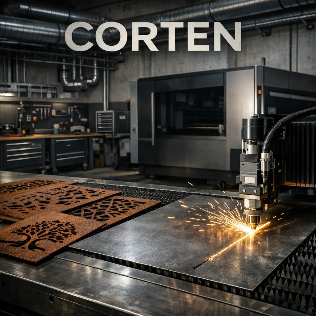 Corten A Çelik Lazer Kesim