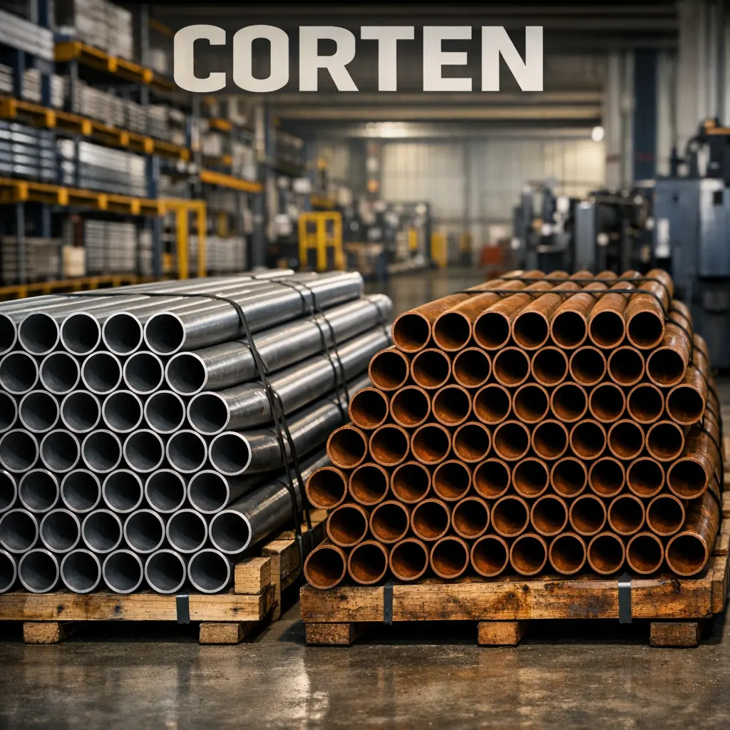 Corten A Çelik Boru