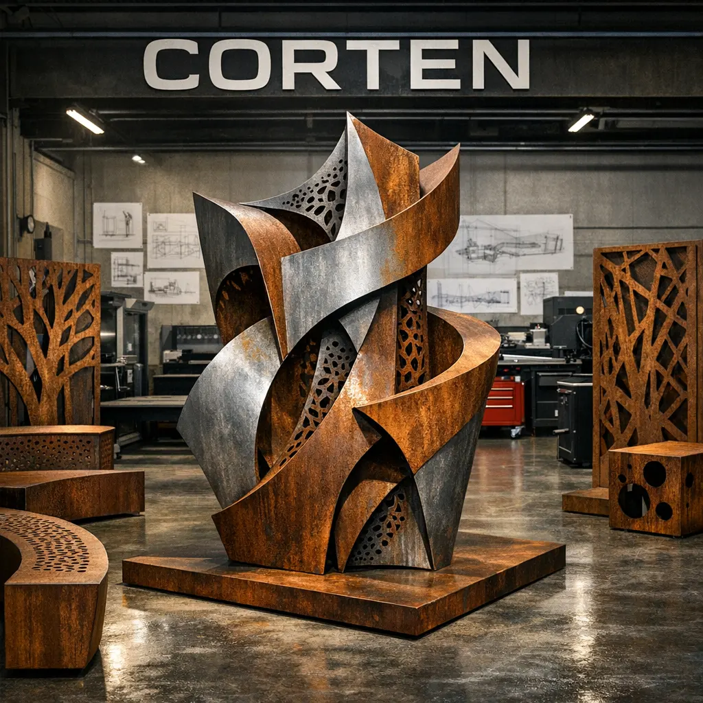Corten A Özel Tasarım Ürünleri ve Sanatsal Uygulamalar